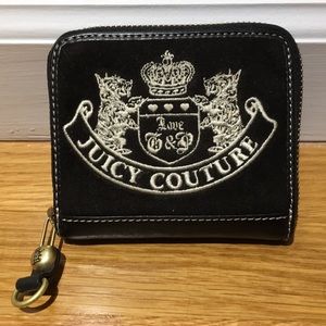 Juicy Couture Black Velvet Wallet